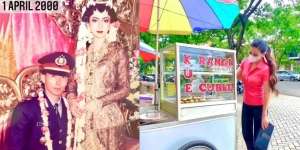Dinikahi Kapolsek di Usia 19 Tahun, Gadis Cantik Ini Doyan Jajanan Pinggir Jalan