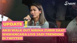Aksi Walk Out Nirina Zubir Saat Wawancara Live