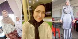 Bu Guru 'Spek' Bidadari, Lihat Busananya Bikin Siswa Ogah Bolos