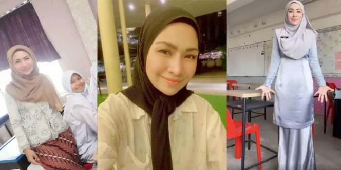 Bu Guru 'Spek' Bidadari, Lihat Busananya Bikin Siswa Ogah Bolos
