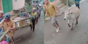 Viral Pernikahan Wong Brebes bak Pindahan Rumah, Seserahan yang Anter Warga Sekampung