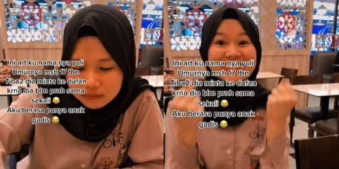 Viral ART Merengek Minta ke Dufan, Aksi Majikan Ini Bikin Netizen Kagum