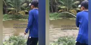 Mancing Dapat Ikan Besar, Pria Ini Malah Alami Kejadian Tak Terduga