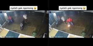 Kocak! Pria Ini Salah Ambil Motor, Ekspresi Pemilik Aslinya Bikin Ngakak