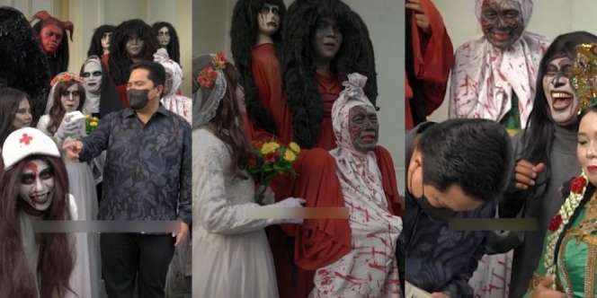 Erick Thohir Diajak Foto Cabe-cabean, Begini Reaksinya