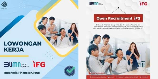 BUMN IFG Buka Lowongan Kerja Besar-besaran untuk 37 Posisi, Fresh Graduate Bisa Daftar!