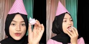 Viral Wanita Makan Kue Macaron Pas Diicip Ternyata Lilin, Ekspresinya Kocak Banget!