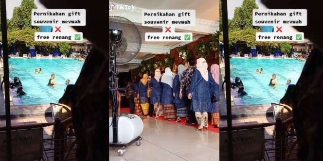 Nikah Antimainstream, Setelah Makan Tamu Bisa Langsung Berenang