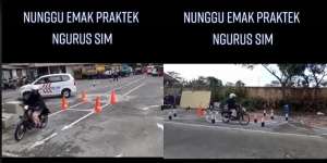 Sering Diremehin di Jalanan, Aksi Emak-Emak Saat Praktik Ujian SIM Bikin Minder, Lihai bak Pembalap