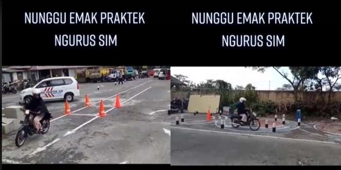 Sering Diremehin di Jalanan, Aksi Emak-Emak Saat Praktik Ujian SIM Bikin Minder, Lihai bak Pembalap