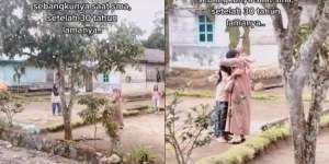 30 Tahun Berpisah, Pertemuan Teman Sebangku Saat SMA Bikin Mewek