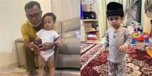 10 Potret Manis Opa Faisal Saat Momong Gala Sky, Netizen Bandingkan dengan Ayah Vanesssa Angel!