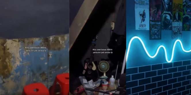 Pemuda Ini Rombak Kamar Kosnya yang Super Buluk Jadi Keren, Netizen Takut Ibu Kos Naikkan Harga