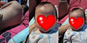 Ayah Tidur ‘Ngorok’ Dengan Suara Kencang, Ekspresi Sinis Sang Bayi Bikin Ngakak!