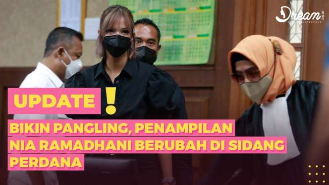 Bikin Pangling, Penampilan Nia Ramadhani Berubah di Sidang Perdana Narkoba