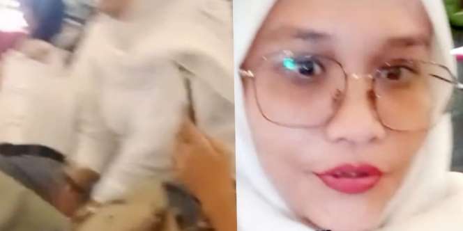 Emak-Emak Kompak Nongkrong Pakai Seragam SMA, Gayanya bak ABG Tingkahnya Jadi Sorotan