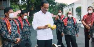 Jokowi Kaget Diberi Oleh-Oleh 3 Ton Jeruk dari Petani Karo yang Minta Jalan Desanya Diperbaiki