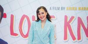 Inspirasi Outfit Beby Tsabina Serba Pastel, Elegan tapi Harga Terjangkau