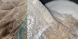 MUA Syok Gaun Pengantin Kotor Usai Disewa, Kondisinya Bikin Nangis
