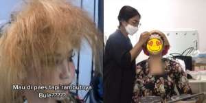 MUA Rias Pengantin Rambut Pirang, Hasilnya Tak Terduga