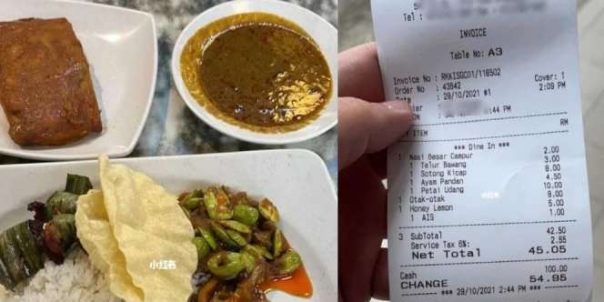 Makan Nasi Campur Porsi Kecil di Warung, Harus Bayar Lebih dari Rp150 Ribu