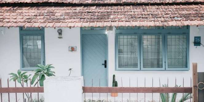 Tampak Luar Sederhana, Bagian dalam Rumah Ternyata ala Santorini