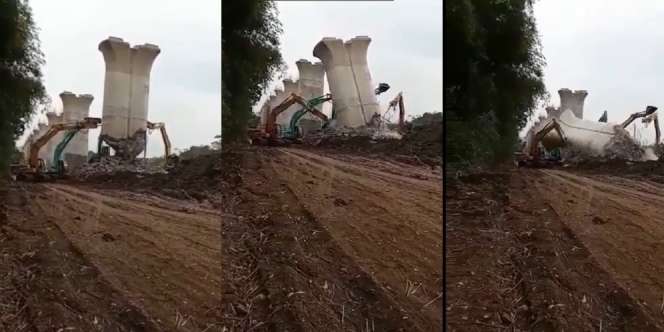 Temuan KCIC di Balik Pembongkaran Tiang Penyangga Kereta Cepat yang Timpa Eskavator
