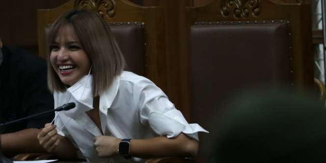 Senyum Sumeringah Nia Ramadhani Jalani Sidang Narkoba, Tampil Stylish