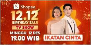 Awas Baper, Nantikan Kejutan Al & Andin di Shopee 12.12 Birthday Sale TV Show