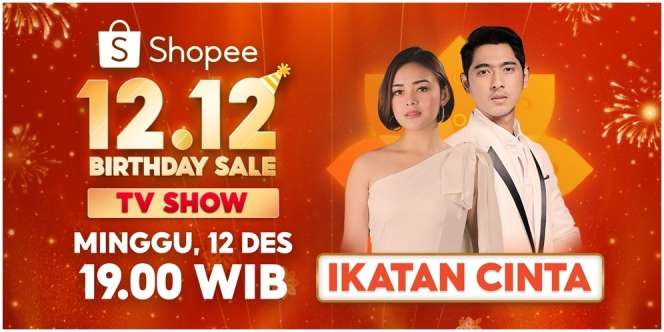 Awas Baper, Nantikan Kejutan Al & Andin di Shopee 12.12 Birthday Sale TV Show