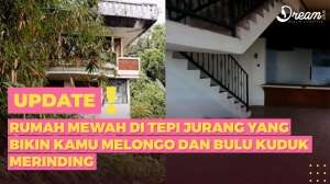 Penampakan Rumah Mewah di Tepi Jurang Bandung, Bikin Bulu Kuduk Merinding!