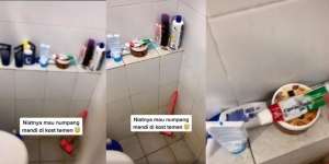 Awalnya Mau Numpang Mandi di Kos Teman, Saat Lihat Pasta Gigi dan Sabun Langsung Iba
