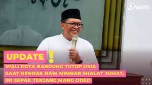Wali Kota Bandung Tutup Usia saat Hendak Naik Mimbar Shalat Jumat, Ini Sepak Terjang Mang Oded