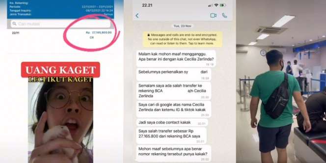 Wanita Syok Dapat Uang Transfer Nyasar Rp 27 Juta, Pas Uang Dikembalikan...