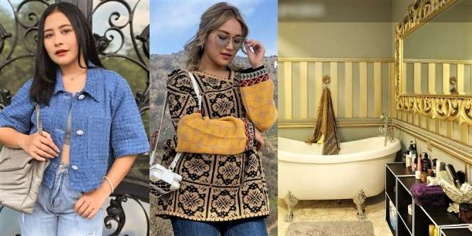 Adu Mewah 12 Foto Kamar Mandi Seleb ‘Sultan’, Wow Milik Prilly Latuconsina Ada 100 Pintu!