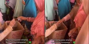 Viral Emak-Emak Beri Uang Tanpa Amplop, Nyumbang Dikit Auto Kena Mental, Salfok yang Minta Kembalian!