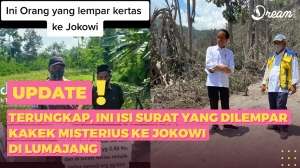 Terungkap, Ini Isi Surat yang Dilempar Kakek Misterius ke Jokowi di Lumajang
