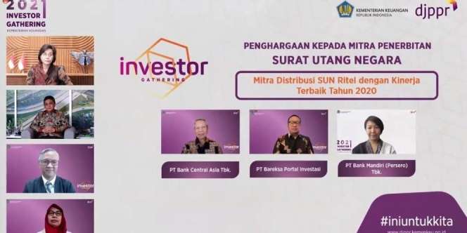 Bersanding dengan 3 Bank Besar, Bareksa 3 Kali Raih Penghargaan Mitra Distribusi SBN