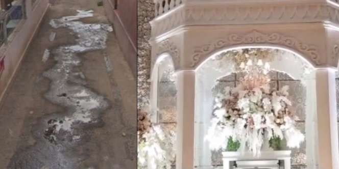 Viral Pengantin Adakan Acara Pernikahan di Gang Sempit dengan Suasana Hotel Bintang 5