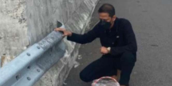 Tak Peduli Dicibir, Doddy Soedrajat Sedih Lihat Bekas Kapur di Lokasi Kecelakaan Vanessa Angel