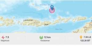 Gempa Guncang Perairan NTT, BMKG Sempat Keluarkan Peringatan Dini Tsunami