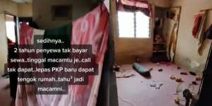 Miris, Rumah Warisan Disewakan, Pengontrak Nunggak 2 Tahun dan Kabur, Rumah Kayak Kapal Pecah