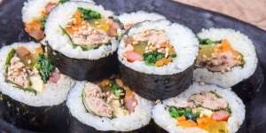 Kimbap Tuna, Sarapan Praktis Kaya Gizi