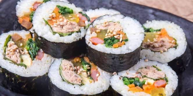Kimbap Tuna, Sarapan Praktis Kaya Gizi