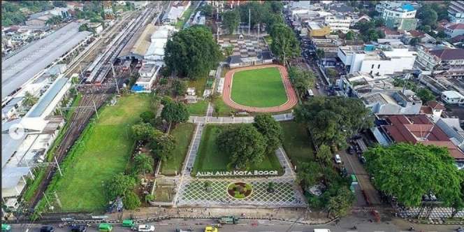 Penampakan Alun-Alun Baru Dekat Taman Topi Bogor, Serasa Lagi di Eropa
