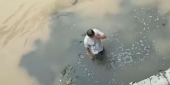 Nekat Akhiri Hidup Loncat dari Jembatan Berujung Malu, Sungainya Cetek