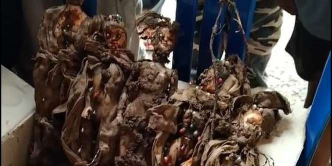 Temuan 5 Boneka Terbungkus Kain Kafan dan Tertusuk Jarum Gegerkan Luwu