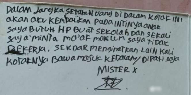 Pria Nekat Curi Kotak Amal dan Tinggalkan Pesan: Setahun Akan Dikembalikan