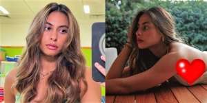 10 Pose Hot Valerie Thomas Pakai Gaun Backless, Body Goals-nya Bikin Melotot!