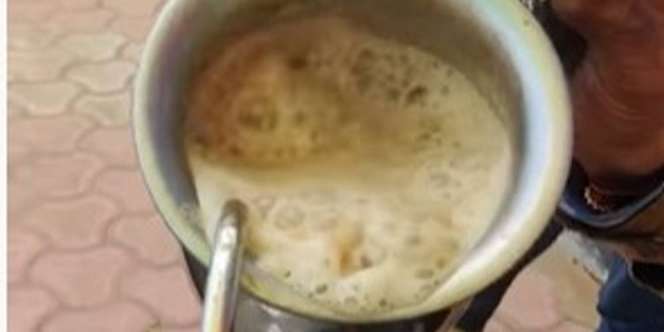 Penjual Kopi Keliling Sulap Panci Presto Jadi Mesin Foam